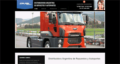 Desktop Screenshot of distribuidoradara.com